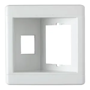 PASS AND SEYMOUR TV1W-W Recessed TV Box, 1 Gang, White | CH4KAR