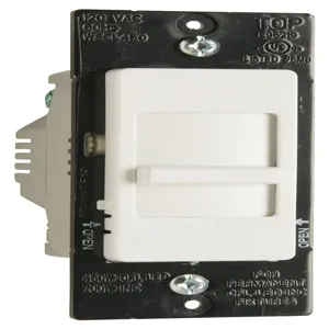 PASS AND SEYMOUR WSCL450W Wide Slide Dimmer, 120V, Single Pole | CH4MZH