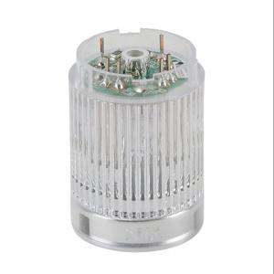 PATLITE B72100135-7F1 LED-Lichtelement, 25 mm Durchmesser, klar/weiß, Dauerlichtfunktion, 24 VDC, PNP-Polarität | CV7JAK