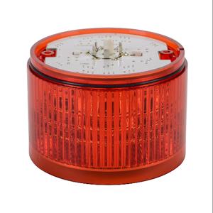 PATLITE B72100151-1F1 LED Light Element, 100mm Dia., Red, Permanent Or Flashing Light Function, 24 VDC | CV7JAL