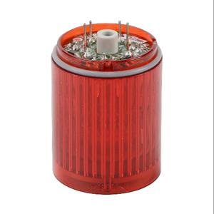 PATLITE B72100182-1F1 LED-Lichtelement, 30 mm Durchmesser, rot, Dauerlichtfunktion, 24 VAC/VDC, farbige Linse | CV7JAR