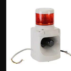 PATLITE LKEH-102FEUL-R LED Signal Tower, 1 Tier, 100mm Dia., Red, Permanent Or Flashing Light Function, Alarms | CV7QYB