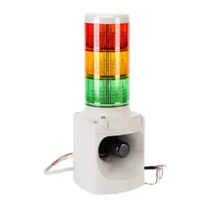 PATLITE LKEH-302FEPUL-RYG LED Signal Tower, 3 Tiers, 100mm Dia., Red/Amber/Green | CV7QYE