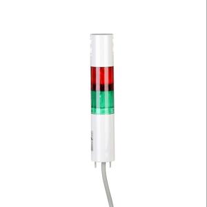 PATLITE LR4-202WJBW-RG LED Signal Tower, 2 Tiers, 40mm Dia., Red/Green, Permanent Or Flashing Light Function | CV7QYL