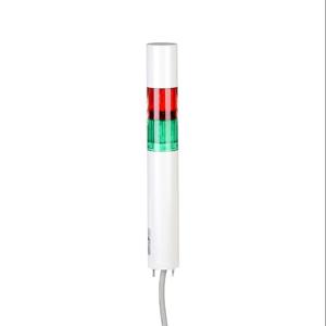 PATLITE LR4-2M2WJBW-RG LED Signal Tower, 2 Tiers, 40mm Dia., Red/Green, Permanent Or Flashing Light Function | CV7QYQ
