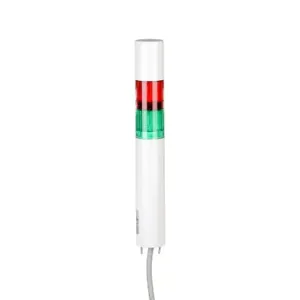 PATLITE LR4-2M2WJBW-RG LED Signal Tower, 2 Tiers, 40mm Dia., Red/Green, Permanent Or Flashing Light Function | CV7QYQ