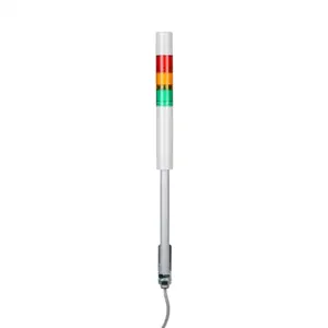 PATLITE LR4-3M2LJBW-RYG LED Signal Tower, 3 Tiers, 40mm Dia., Red/Amber/Green | CV7QYX