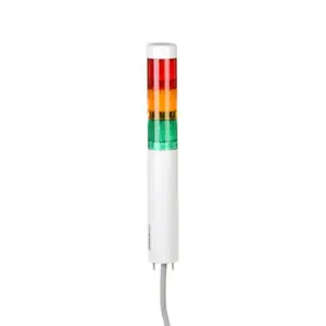 PATLITE LR4-3M2WJNW-RYG LED Signal Tower, 3 Tiers, 40mm Dia., Red/Amber/Green, Permanent Light Function | CV7QZA