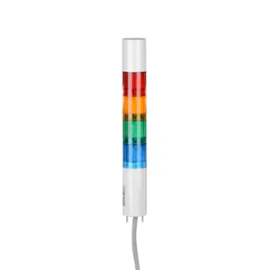 PATLITE LR4-402WJBW-RYGB LED Signal Tower, 4 Tiers, 40mm Dia., Red/Amber/Green/Blue | CV7QZD