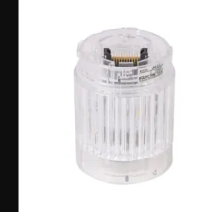 PATLITE LR4-E-C LED Light Element, 40mm Dia., Clear/White, Permanent Or Flashing Light Function, 24 VDC | CV7JCE