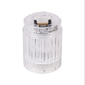 PATLITE LR4-E-YZ LED-Lichtelement, 40 mm Durchmesser, gelb, Dauer- oder Blinklichtfunktion, 24 VDC | CV7JCL