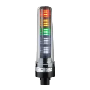 PATLITE LS7-302DWC9-RYGNN LED Signal Tower, 3 Tiers, 70mm Dia., Red/Amber/Green, Permanent Light Function, 24 VDC | CV7QZP