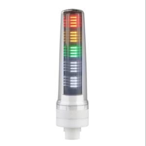 PATLITE LS7-302WC9-RYGNN LED-Signalturm, 3 Etagen, 70 mm Durchmesser, Rot/Bernstein/Grün, Dauerlichtfunktion, 24 VDC | CV7QZR