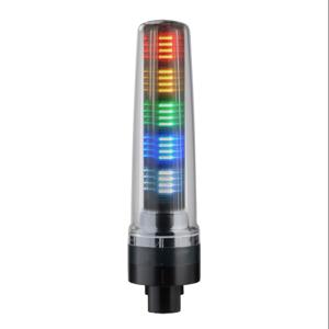 PATLITE LS7-502DWC9-RYGBC LED-Signalturm, Etagen, 70 mm Durchmesser, Rot/Bernstein/Grün/Blau/Klar, Dauerlichtfunktion | CV7QZY