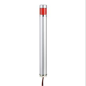 PATLITE ME-102A-R LED-Signalturm, 1 Etage, 25 mm Durchmesser, rot, Dauerlichtfunktion, 24 VDC, NPN-Polarität | CV7RAC
