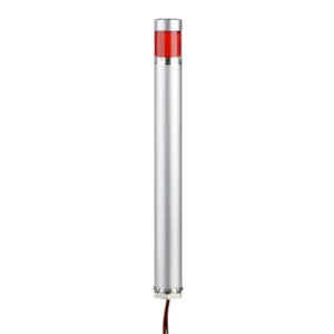 PATLITE ME-102A-R LED Signal Tower, 1 Tier, 25mm Dia., Red, Permanent Light Function, 24 VDC, Npn Polarity | CV7RAC