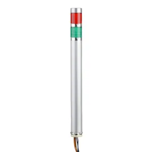 PATLITE ME-202P-RG LED Signal Tower, 2 Tiers, 25mm Dia., Red/Green, Permanent Light Function, 24 VDC | CV7RAF