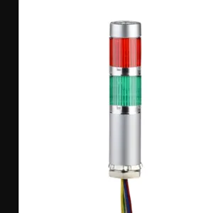 PATLITE MES-202A-RG LED Signal Tower, 2 Tiers, 25mm Dia., Red/Green, Permanent Light Function, 24 VDC | CV7RAN