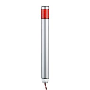 PATLITE MP-102-R LED-Signalsäule, 1 Etage, 30 mm Durchmesser, rot, Dauerlichtfunktion, 24 VAC/VDC | CV7RAW