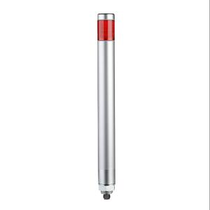 PATLITE MP-102C-R LED-Signalsäule, 1 Etage, 30 mm Durchmesser, rot, Dauerlichtfunktion, 24 VDC | CV7RAV