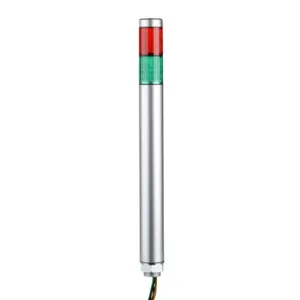 PATLITE MP-202-RG LED Signal Tower, 2 Tiers, 30mm Dia., Red/Green, Permanent Light Function, 24 VAC/VDC | CV7RAZ