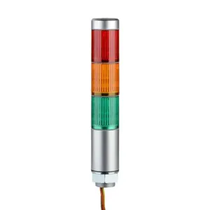 PATLITE MPS-302-RYG LED Signal Tower, 3 Tiers, 30mm Dia., Red/Amber/Green, Permanent Light Function | CV7RBP