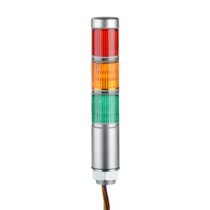 PATLITE MPS-302-RYGZ LED Signal Tower, 3 Tiers, 30mm Dia., Red/Amber/Green, Permanent Light Function | CV7RBQ