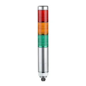 PATLITE MPS-302C-RYG LED Signal Tower, 3 Tiers, 30mm Dia., Red/Amber/Green, Permanent Light Function, 24 VDC | CV7RBN