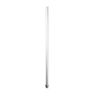 PATLITE POLE22-0800AT Threaded Mounting Pole, 22mm Dia., 800mm Length, M22 x 1.5mm Thread, Silver, Aluminum | CV7VJY