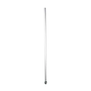 PATLITE POLE22-1000AT Threaded Mounting Pole, 22mm Dia., 1000mm Length, M22 x 1.5mm Thread, Silver, Aluminum | CV7VKA