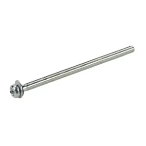 PATLITE S33552120-0355F1 Center Screw, 1-Tier, Zinc Plated Steel, Zinc Plated Finish | CV7YJK