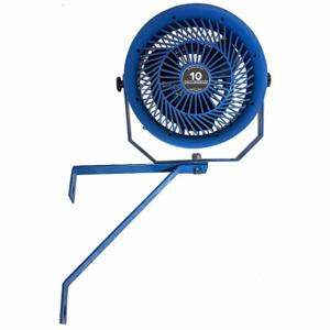 PATTERSON FAN F10A + CW 10 BLUE High-Velocity Industrial Fan, High-Velocity Industrial Fan, 10 Inch Blade Dia, 600/800 cfm | CT7LWD 349JV1