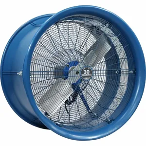 PATTERSON FAN HIP30A-CS High-Velocity Industrial Fan, High-Velocity Industrial Fan, 30 Inch Blade Dia, 1 Speeds | CT7LWV 787AV5