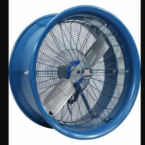 PATTERSON FAN HIP30A-CS High-Velocity Industrial Fan, High-Velocity Industrial Fan, 30 Inch Blade Dia, 1 Speeds | CT7LWV 787AV5