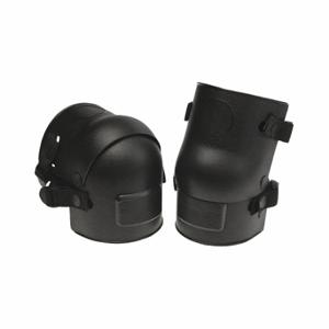PAULSON 1010-EB Knee Pads, Hard Shell, 2 Straps, Plastic, Universal Elbow and Knee Pad Size, Black, 1 PR | CT7LZE 400U37