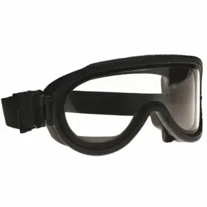 PAULSON 510-T Safety Goggles, Anti-Fog /Anti-Scratch, Indirect, Black, Traditional Goggles Frame, Clear | CT7MAC 400U33