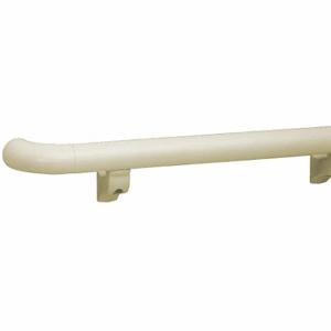 PAWLING CORP BR-1200P-12-370 Handrail, Interior, Eggshell, 1 1/2 Inch Dia, 144 Inch Overall Length | CT7MVN 33UC11