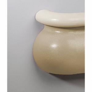 PAWLING CORP BRR-625-0-2 Right Handrail Return, Ivory, Impact Resistant | CT7MZA 43Z771