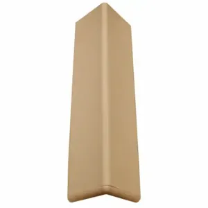 PAWLING CORP CG-10R-8-3 Corner Guard, 3 Inch Width, 96 Inch Ht, Textured, Tan, Aluminum Retainer | CT7MLR 49JN78