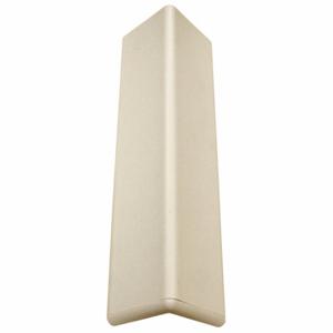 PAWLING CORP CG-10R-4-313 Corner Guard, 3 Inch Width, 48 Inch Ht, Textured, Champagne, Aluminum Retainer | CT7MJB 49JN98