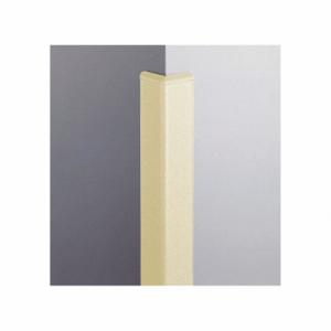 PAWLING CORP CG-20R-4-2 Corner Guard, 2 Inch Width, 48 Inch Ht, Peblette, Ivory, Recycled Vinylretainer | CT7MEA 34AR12