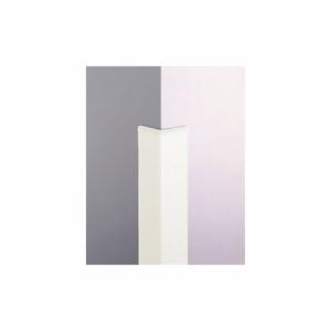 PAWLING CORP CGP-10-8-301 Corner Guard, 3 Inch Width, 96 Inch Ht, Textured, Linen White, Aluminum Retainer | CT7MLG 34AU30