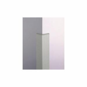 PAWLING CORP CGP-10-8-210 Corner Guard, 3 Inch Width, 96 Inch Ht, Textured, Silver Gray, Aluminum Retainer | CT7MLM 34AU28