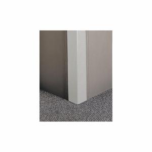 PAWLING CORP CGP-72-8-210 Corner Guard, 2 Inch Width, 96 Inch Ht, Textured, Silver Gray, Aluminum Retainer | CT7MGL 34AT95