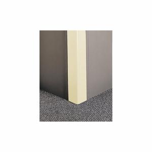 PAWLING CORP CGPFT-7-8-2 Corner Guard, 3 Inch Width, 96 Inch Ht, Textured, Ivory, Aluminum Retainer | CT7MLD 34AU02