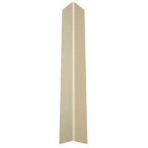 PAWLING CORP CGT-12-4-313 Corner Guard, 1 1/2 Inch Width, 48 Inch Ht, Textured, Champagne, Taped | CT7MBN 49JP15