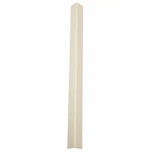 PAWLING CORP CGT-34-4-313 Corner Guard, 3/4 Inch Width, 48 Inch Ht, Textured, Champagne, Taped | CT7MMG 49JP23