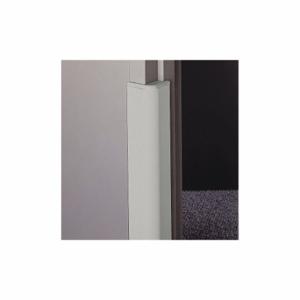 PAWLING CORP DFG-30-8-210 Door Frame Protector, 96 Inch Lg, 3 Inch Wing Width, PVC, Silver Gray | CT7NHQ 34AT23