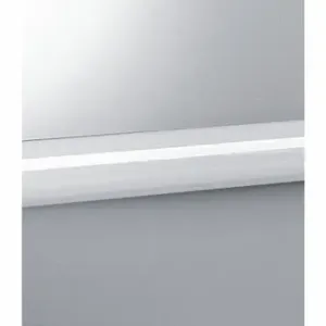 PAWLING CORP EBR-30-12-301 Guard Rail, Impact Resistant, Linen White, 144 Inch Overall Length, 2 Inch Overall Height | CT7MTU 43Z556