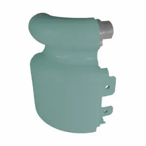 PAWLING CORP OBR-450V-0-377 Outside Corner, Teal, Impact Resistant | CT7NFJ 43Z834